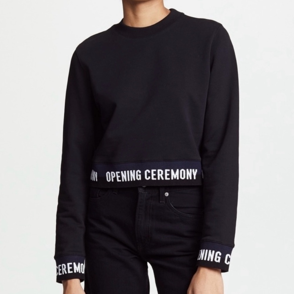 Opening Ceremony Graphic Print Crew Neck Sweater